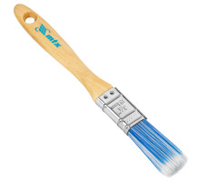 Кисть MTX плоская "Евро" 3/4", искусственная щетина, деревянная ручка 83068