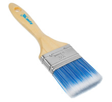 Кисть плоская MTX "Евро" 2.5", искусственная щетина, деревянная ручка 83072