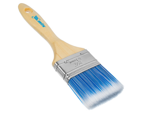 Кисть плоская MTX "Евро" 2.5", искусственная щетина, деревянная ручка 83072