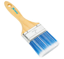 Кисть MTX плоская "Евро" 3", искусственная щетина, деревянная ручка 83073