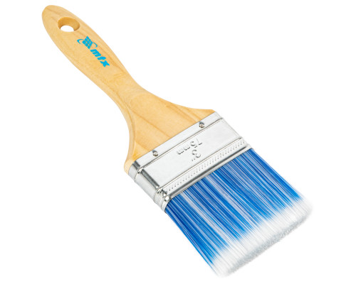 Кисть MTX плоская "Евро" 3", искусственная щетина, деревянная ручка 83073