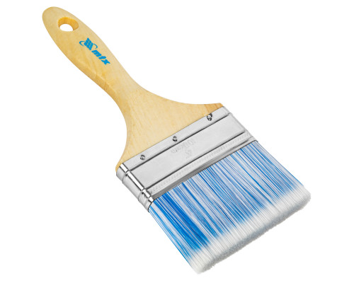 Кисть MTX плоская "Евро" 4", искусственная щетина, деревянная ручка 83074