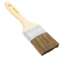 Кисть MTX плоская "Евро" 2.5", смешанная щетина, деревянная ручка 83080