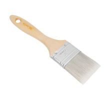 Плоская кисть для лаков MTX евро, 2", искусственная щетина, деревянная ручка 83087