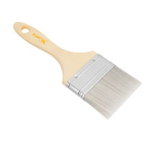 Кисть плоская для лаков MTX евро, 3", искусственная щетина, деревянная ручка 83089