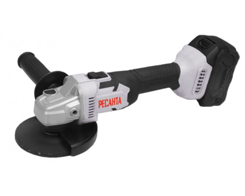 Углошлифовальная машина аккумуляторная Ресанта АУШМ-125/20Li-R (в комплекте 1 АКБ и ЗУ) ЕА+ в кейсе 75/12/26