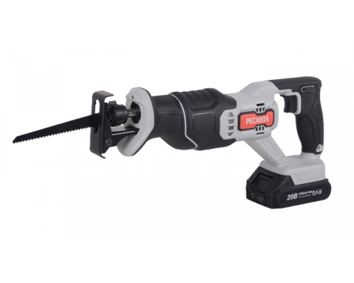 Сабельная пила аккумуляторная Ресанта АСП-20Li (в комплекте 1 АКБ и ЗУ) ЕА+ 75/25/2