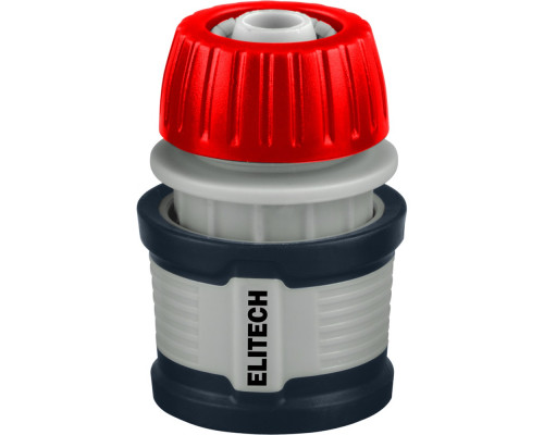 Соединитель ELITECH Garden для шланга 1/2" аквастоп HF 011WS Соединитель ELITECH Garden для шланга 1/2" аквастоп HF 011WS