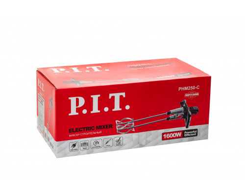 Миксер строительный P.I.T. PHM250-C Миксер строительный P.I.T. PHM250-C