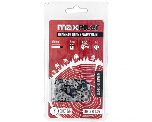 Цепь пильная MAXPILER MXS-1,3-64-0,325
