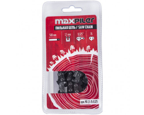 Цепь пильная MAXPILER MX-1,5-76-0,325