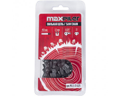 Цепь пильная MAXPILER MX-1,5-72-0,325