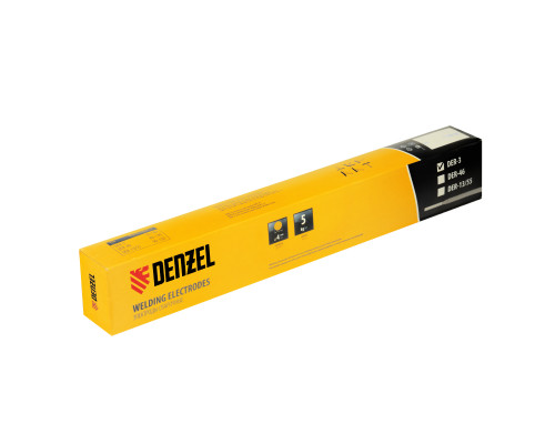 Электроды DER-3 (4 мм, 5 кг, рутиловое покрытие) Denzel 97513