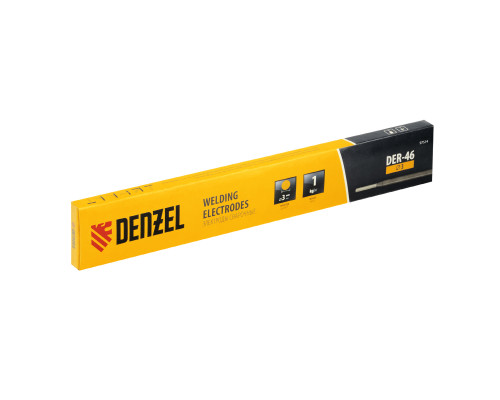 Электроды DER-46 (3 мм, 1 кг, рутиловое покрытие) Denzel 97514