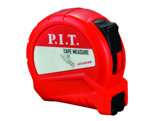 Рулетка с фиксатором P.I.T. 7.5 м x 25 мм, ABS HTPM01-75MA