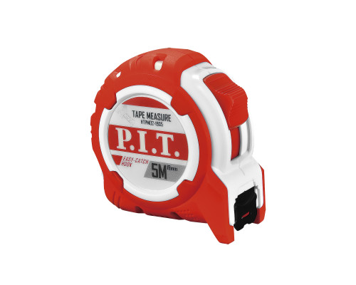 Рулетка с фиксатором P.I.T. 5 м x 19 мм, ABS+TPR HTPM02-1905