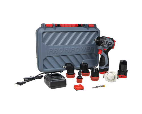 Аккумуляторный бесщеточный шуруповерт Profipower Комби BL-161C E0249