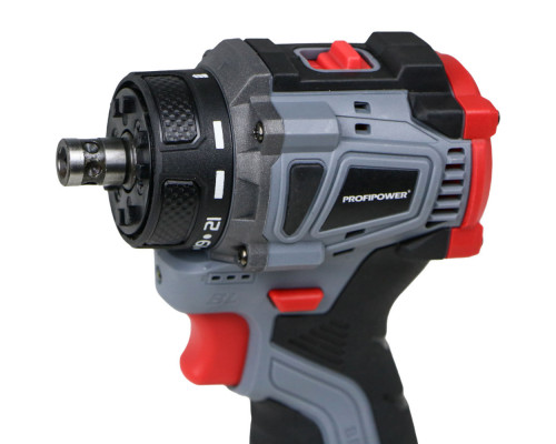 Аккумуляторный бесщеточный шуруповерт Profipower Комби BL-161C E0249