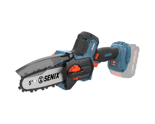 Мини-пила SENIX цепная аккумуляторная CSX2-M3-EU-0, без акб и зу