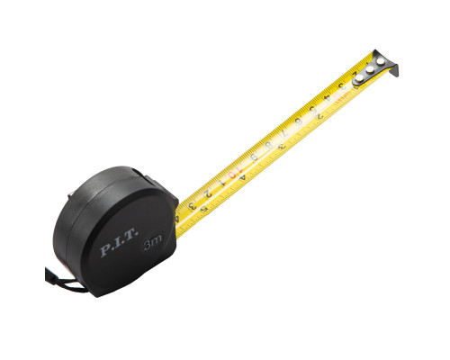 Рулетка с фиксатором P.I.T. 3 м x 16 мм, ABS HTPM03-0316