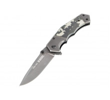 Нож складной, многоцелевой, системы Liner-Lock, с накладкой G10 на эргономичной рукоятке Denzel 79209