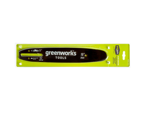 Шина GreenWorks для цепной пилы 25 см 29577