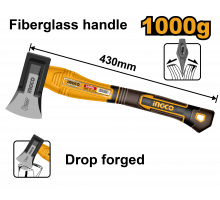Топор-колун с фибергласовой рукояткой 1000 гр. SUPER INGCO HAX0811000F