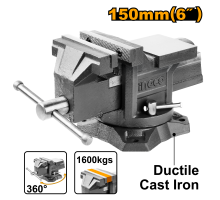 Тиски поворотные с наковальней 150 мм INGCO INDUSTRIAL HBV086