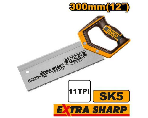 Пила обушковая для стусла 300 мм, SK5, 11TPI SUPER INGCO HMBSB3006