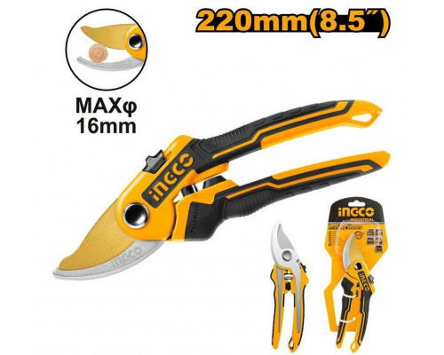 Секатор садовый INGCO INDUSTRIAL 220 мм HPS0601