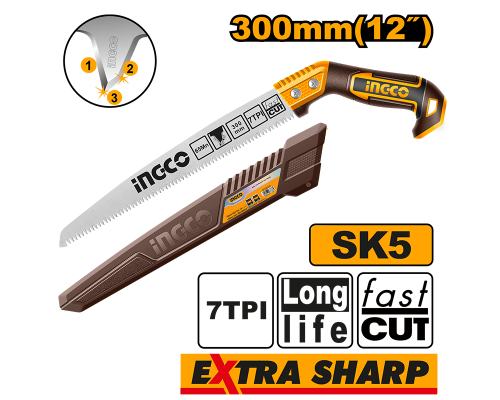 Садовая пила INGCO INDUSTRIAL 300 мм HPS3006