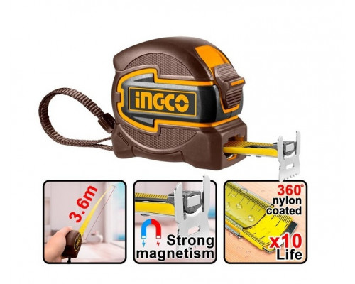 Рулетка INGCO INDUSTRIAL 8 м х 32 мм HSMT80832M