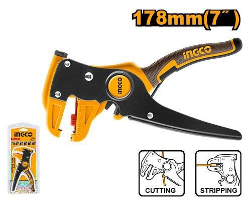 Стриппер многофункциональный для снятия изоляции INGCO INDUSTRIAL 0.5-6 мм HWSP15608 Стриппер многофункциональный для снятия изоляции INGCO INDUSTRIAL 0.5-6 мм HWSP15608