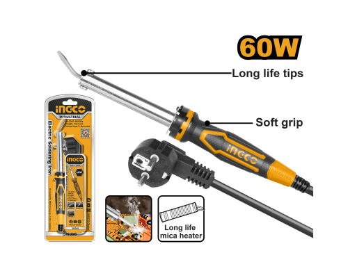 Паяльник электрический INGCO INDUSTRIAL 60 Вт SI0368