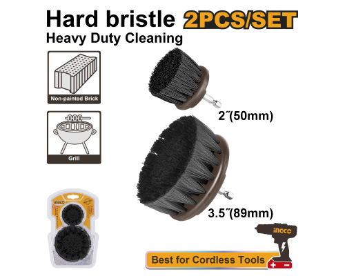Щетки насадки для шуруповерта и дрели INGCO INDUSTRIAL 2 шт. WCBH1235 Щетки насадки для шуруповерта и дрели INGCO INDUSTRIAL 2 шт. WCBH1235