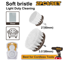 Щетки насадки для шуруповерта и дрели INGCO INDUSTRIAL 2 шт. WCBS3235