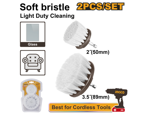 Щетки насадки для шуруповерта и дрели INGCO INDUSTRIAL 2 шт. WCBS3235 Щетки насадки для шуруповерта и дрели INGCO INDUSTRIAL 2 шт. WCBS3235