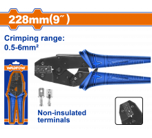 Клещи обжимные 0.5-6 мм2 228 мм WADFOW WCP1609