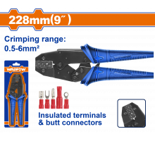 Клещи обжимные 0.5-6 мм2 228 мм WADFOW WCP3609