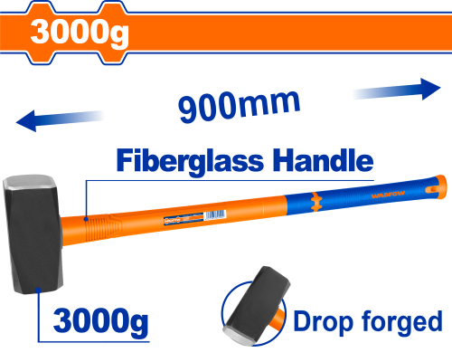 Кувалда 3000 г, 90 см WADFOW WHM2330