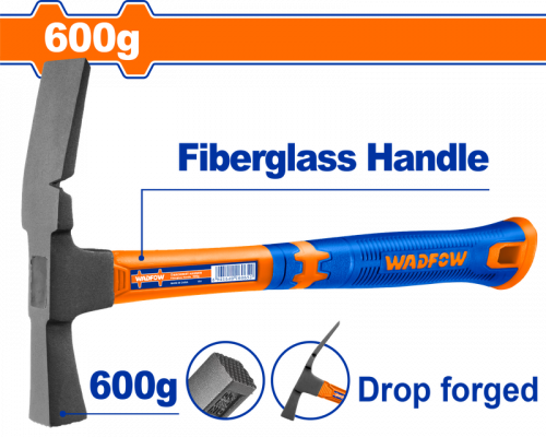 Молоток каменщика 600 г WADFOW WHM3306