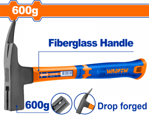 Молоток кровельщика 600 гр WADFOW WHM3360