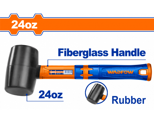 Киянка резиновая 660 гр WADFOW WHM7306