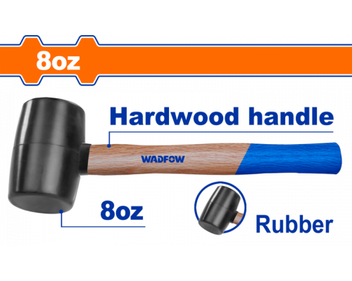 Киянка резиновая 220 гр WADFOW WMB7301
