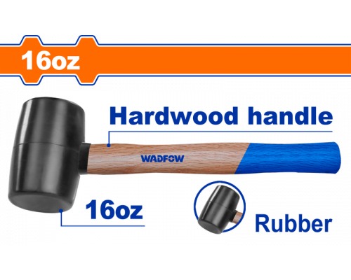 Киянка резиновая 450 г WADFOW WMB7302