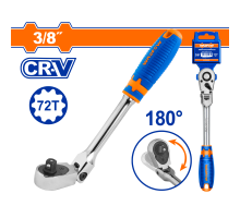 Ключ-трещотка шарнирный 3/8" 250 мм WADFOW WRW4238