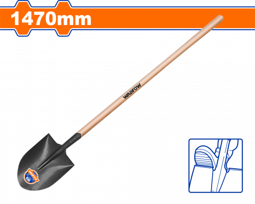Лопата штыковая 1470 мм WADFOW WSE2327