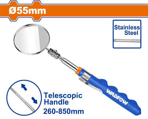 Зеркало телескопическое 260-850 мм, 55 мм WADFOW WTU2655