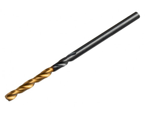 Сверло по металлу, 2 мм, HSS-Tin, Golden Tip, 10 шт. DENZEL 717203