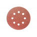 Круг абразивный на ворсовой подложке под липучку (5 шт; 125 мм; P36; 8 отв) MATRIX 73801